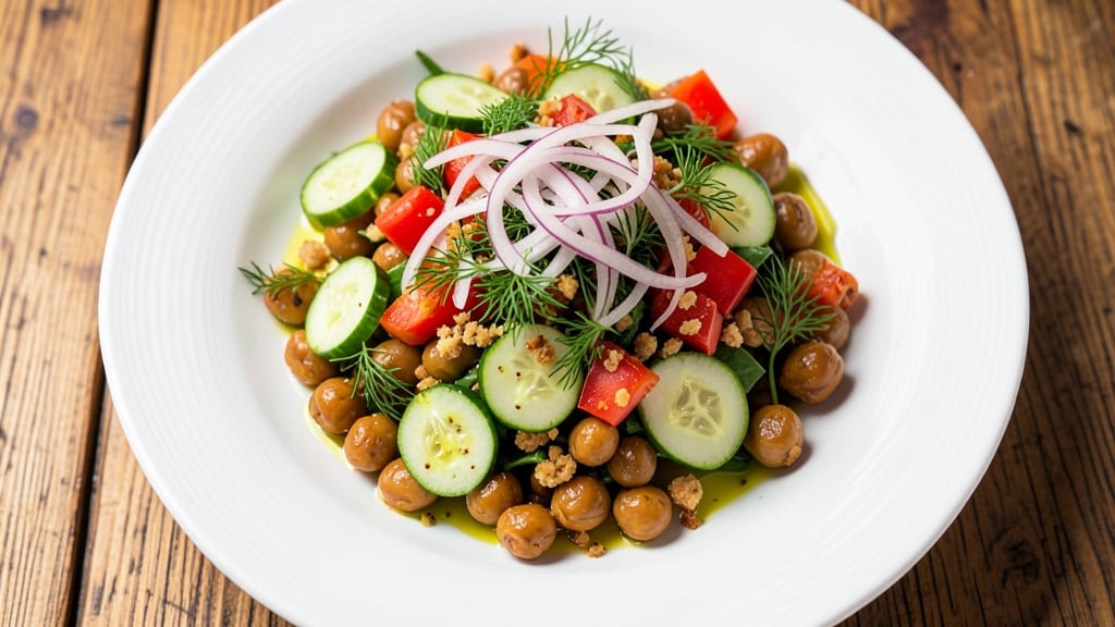 Chickpea Dill Salad Recipe: Herb-Infused Crunch Without Mayo