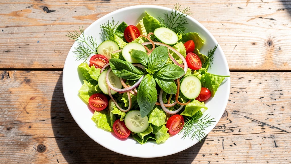 54th Street Summer Salad Recipe: Bright Citrus and Herb-Dressed Crunch