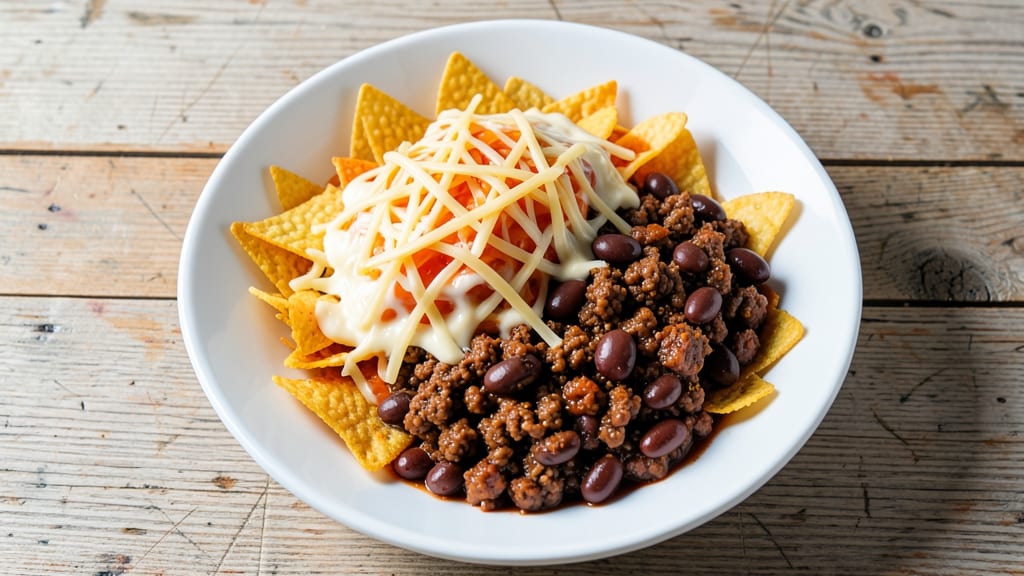 Chili Cheese Frito Salad Recipe: Crunchy Layers of Spicy Beans and Melty Cheese