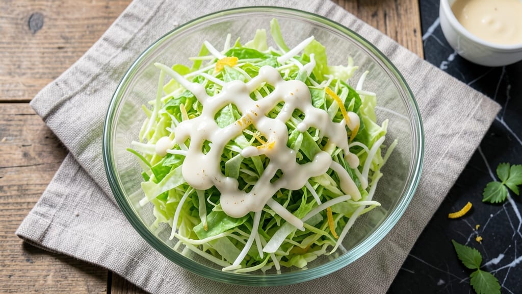 American Cabbage Salad Recipe: Crunchy Celery Crowns With Tangy Yogurt Dressing