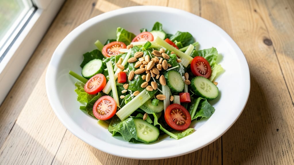 Chopped Salad Recipe TikTok: Crunchy Celery Crowns Meet Zesty Lime Vinaigrette Twist