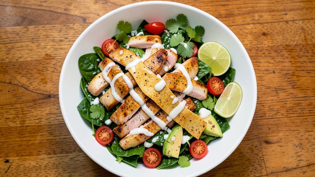 Chicken Taco Salad Recipe Pioneer Woman: Crispy Tortilla Strips and Spiced Chicken Fusion