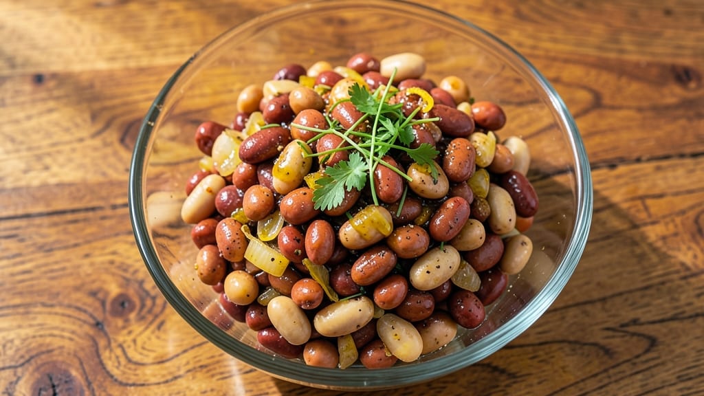 3 Bean South African Three Bean Salad Recipe: Hearty Protein-Packed Picnic Staple