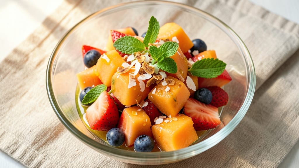 Cantaloupe Fruit Salad Recipe: Refreshing Summer Bites with Honey-Lime Zing