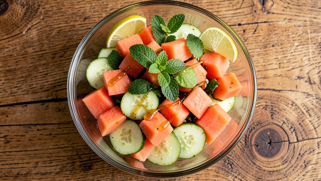 Cantaloupe and Cucumber Salad Recipe: Refreshing Sweet-Savory Bite in 15 Minutes