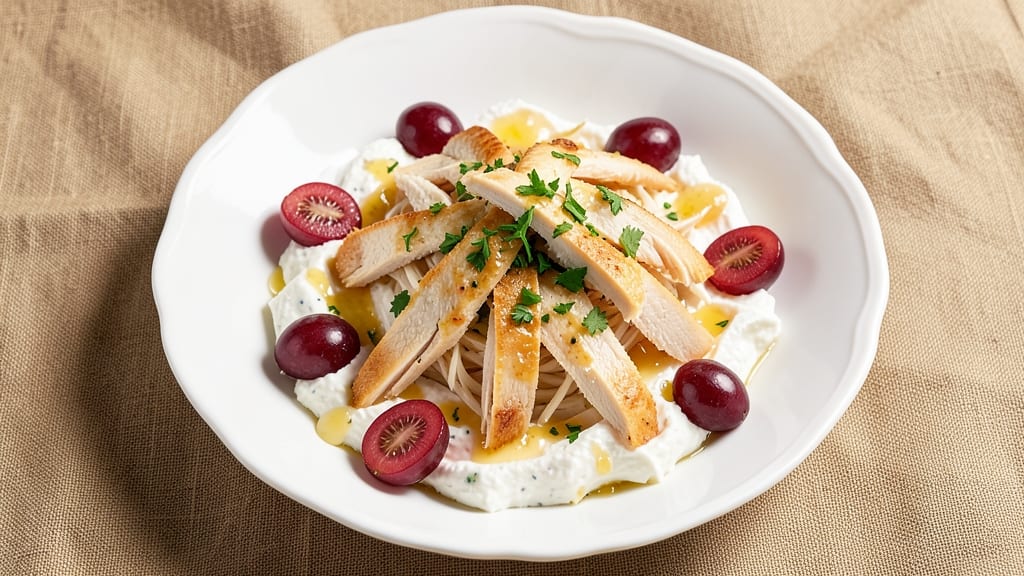 Chicken Salad Recipe with Cream Cheese and Grapes: Sweet-Tart Bite That Stays Fresh for Days