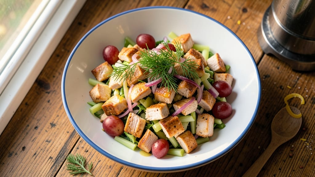 Chicken Salad Recipe Using Food Processor: Ultra-Creamy, No-Mayo Magic in 10 Minutes