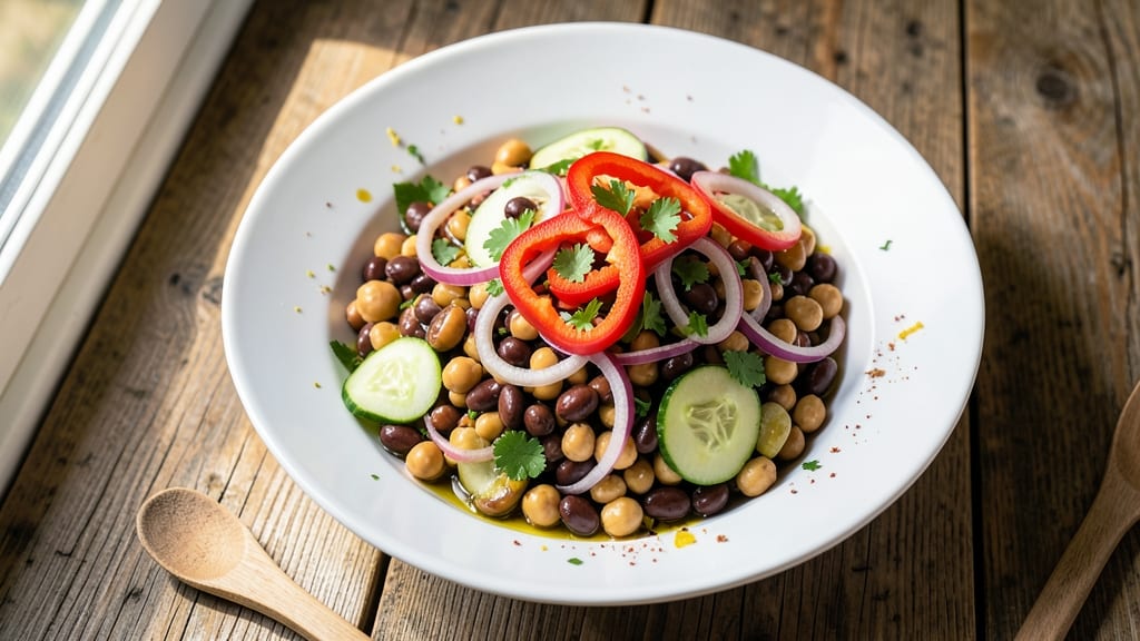 Tangy Bean Salad Recipe: Zesty Lemon-Herb Vinaigrette Magic