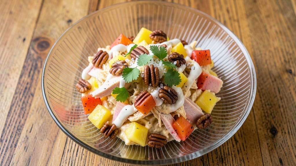 Chicken Salad Recipe with Pineapple and Pecans: Tropical Crunch Meets Creamy Comfort