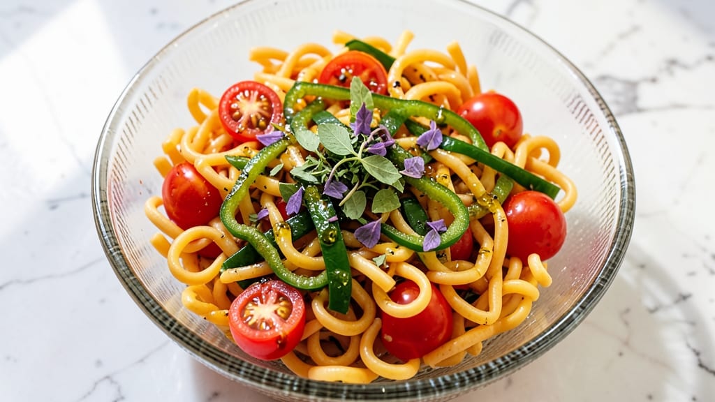 Cold Rotini Salad Recipe: Al Dente Noodles With Zesty Lemon-Herb Dressing