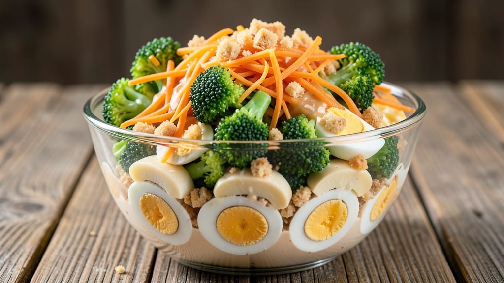 7 Layer Salad Recipe With Water Chestnuts: Crunchy Texture Stacked in Perfect Layers