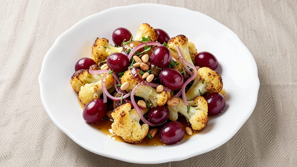 Cauliflower and Grape Salad Recipe: Sweet-Tart Bite with Crunchy Texture