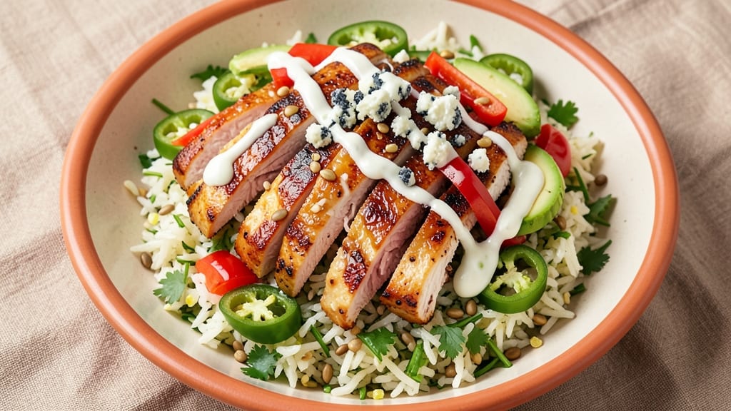 Chicken Fajita Taco Salad Recipe: Smoky Grilled Chicken and Crunchy Topping Combo