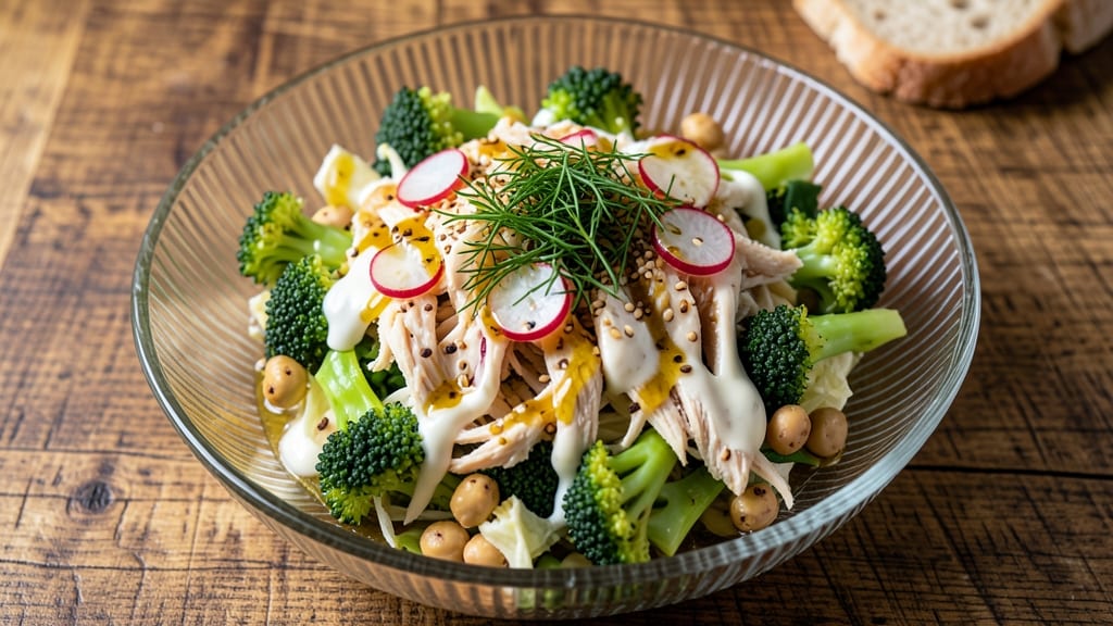 Chick Broccoli Chicken Salad Recipe: TikTok Viral Crunch Without Mayo