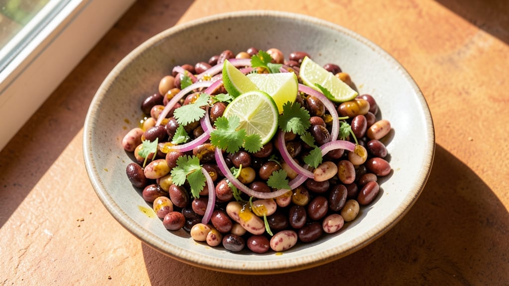 Mexican 3 Bean Salad Recipe: Spicy Lime and Cilantro Kick