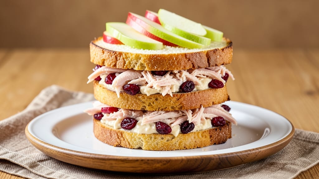 Chicken Salad Sandwich Recipe with Apples and Cranberries: Sweet-Tart Crunch That Stays Fresh All Week