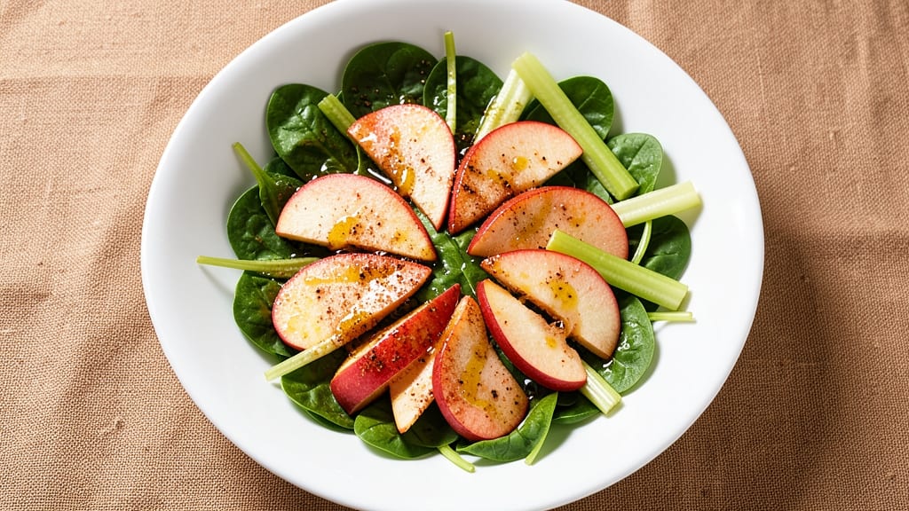 Cinnamon Apple Salad Recipe: Warm Spiced Apples and Crunchy Celery Harmony