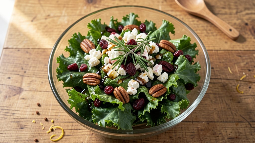 Christmas Kale Salad Recipe: Festive Nutty Crunch With Sweet Cranberry Bite