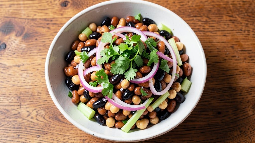 Vegan 3 Bean Salad Recipe: Protein-Packed Picnic Staple With Tangy Vinaigrette