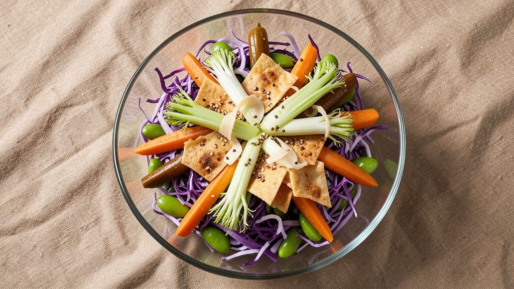 Cheesecake Factory Asian Salad Recipe: Crisp Celery Crowns and Smoky Sesame Dressing Magic