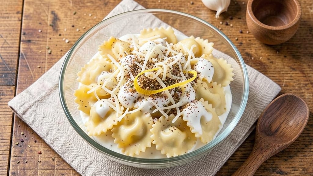 Cheese Ravioli Pasta Salad Recipe: No-Cook Meal Prep with Melty Cheese Bites