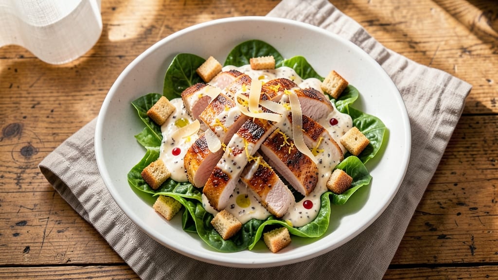 Gordon Ramsay's Chicken Caesar Salad Recipe: Smoky Garlic-Anchovy Dressing With Crispy Parmesan