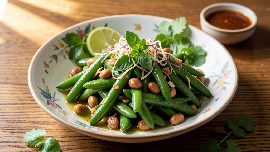 Thai Green Bean Salad Recipe: Lemongrass-Lime Crunch With Toasted Peanuts