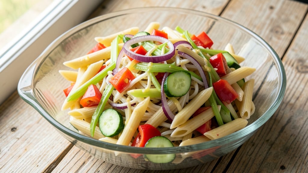 Classic Cold Pasta Salad Recipe: Al Dente Noodles With Bright Herb-Vinaigrette