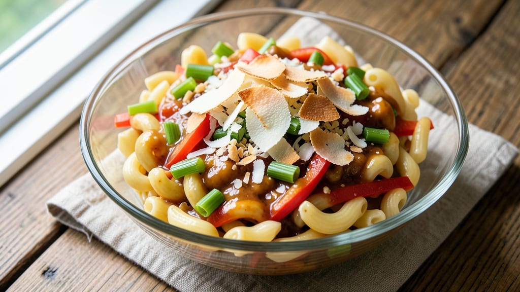 Aloha Kitchen Mac Salad Recipe: Crisp Celery Crowns and Toasted Coconut Magic