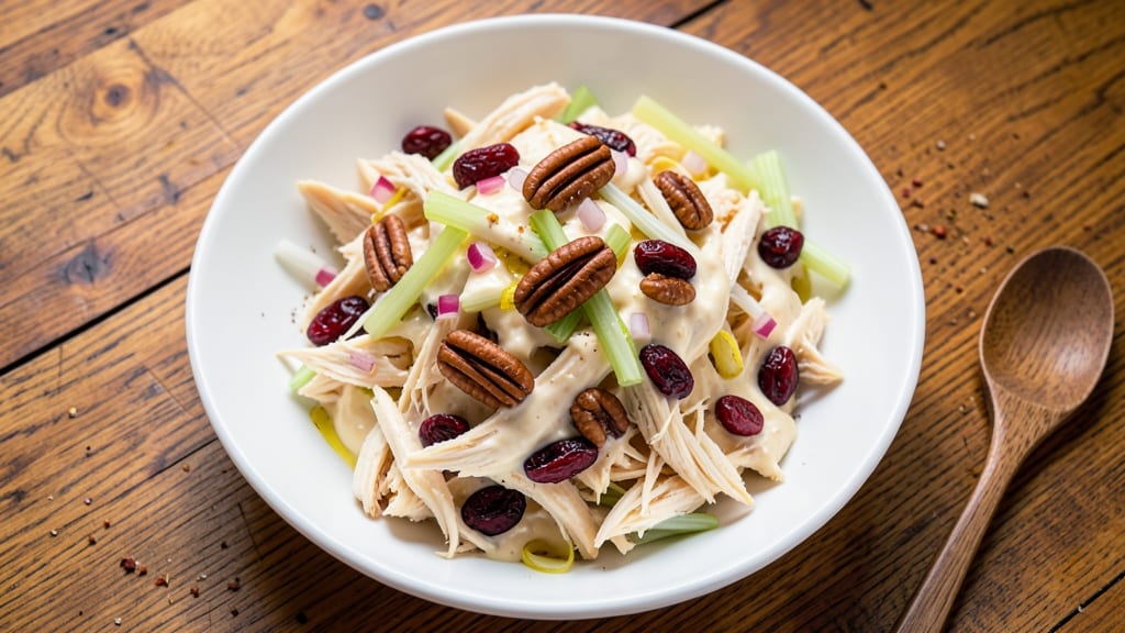 Chicken Salad Recipe with Dried Cranberries and Pecans: Sweet-Tart Crunch That Stays Fresh All Week