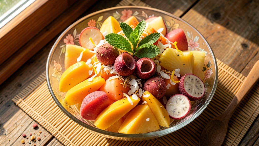 Chinese Fruit Salad Recipe: Vibrant Tropical Medley With Citrus-Marinated Crunch