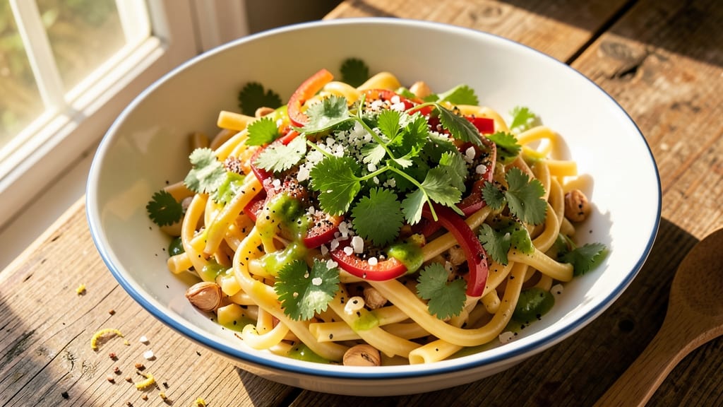 Cilantro Lime Pasta Salad Recipe: Zesty Herb Crunch Without Mayo
