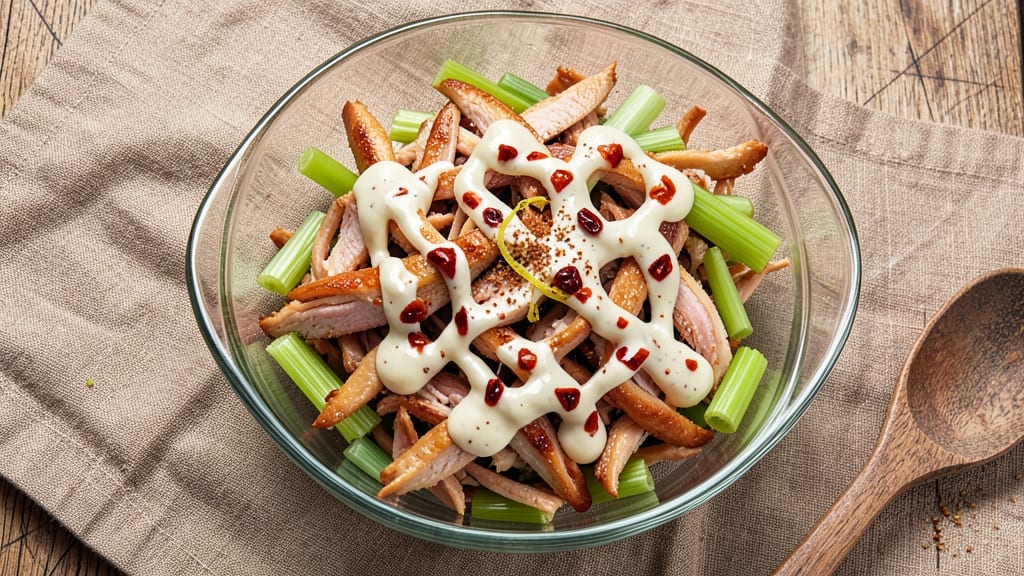 Chicken Salad Kickin Kay Recipe: Smoky Chipotle Kick and Crunchy Celery Crowns