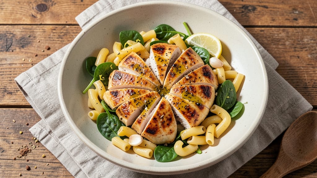 Chicken Florentine Salad Macaroni Grill Recipe: Grilled Chicken and Spinach Pasta Fusion