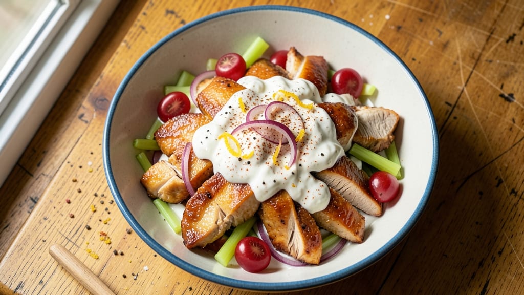Comfort Cuisine Cape Cod Chicken Salad Recipe: Celery Crown Crunch With Zero-Mayo Creaminess