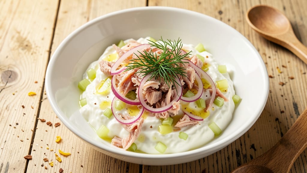 Tuna Salad Recipe No Egg: Crisp Celery Crowns and Zesty Lemon Twist