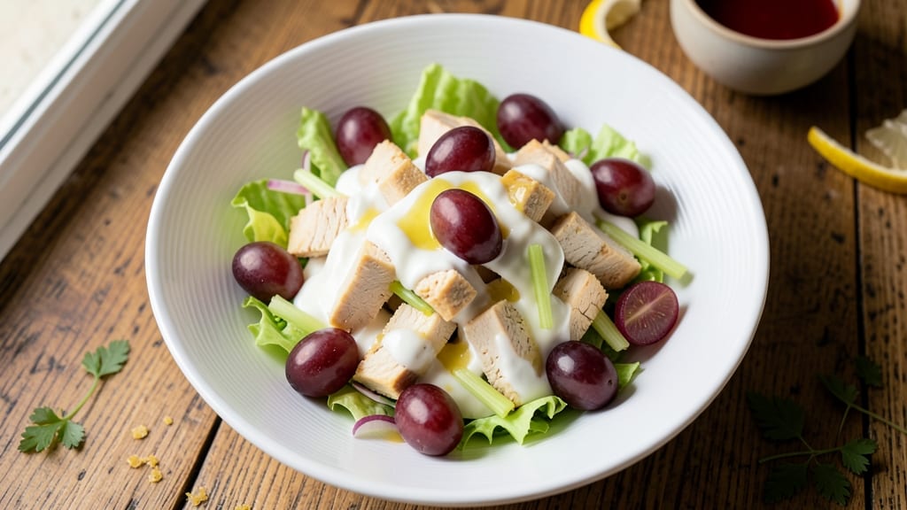 Chicken Salad Recipe With Greek Yogurt and Grapes: Juicy Protein and Sweet-Tart Bites
