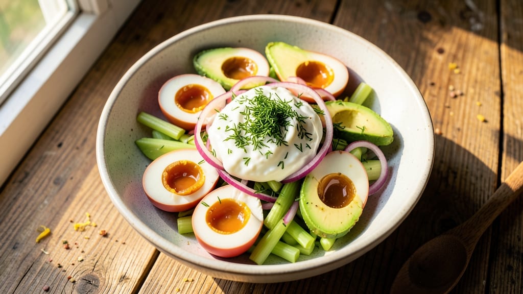Whole Foods Egg Salad Recipe: Crisp Celery Crowns and Zero-Mayo Creaminess