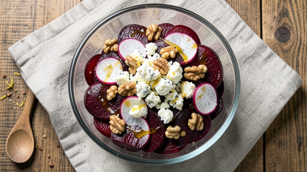 Cold Beet Salad Recipe With Feta Cheese: Earthy Sweetness Meets Salty Crunch