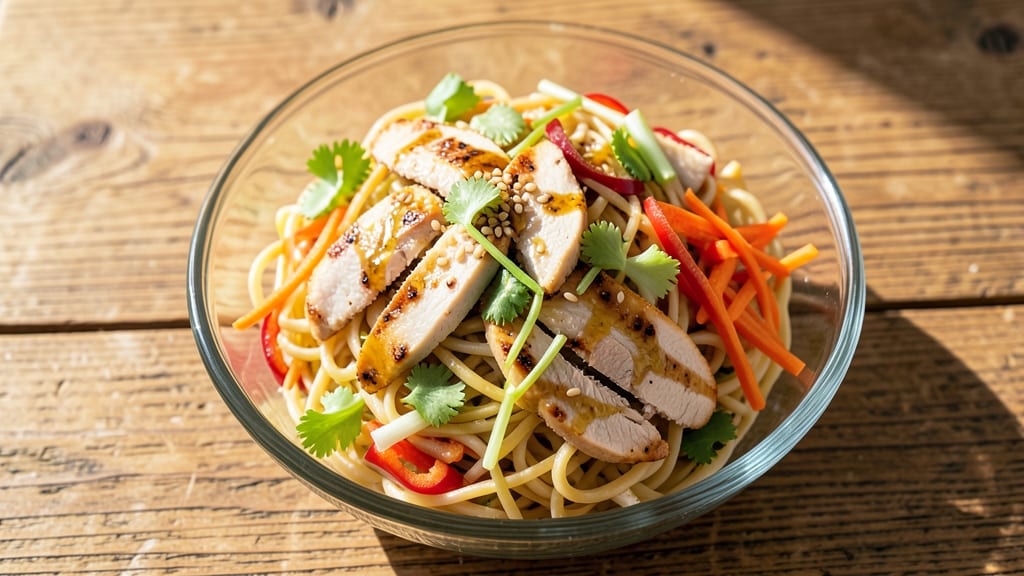 Chinese Pasta Salad Recipe: Wok-Fried Noodles With Crunchy Celery Crowns