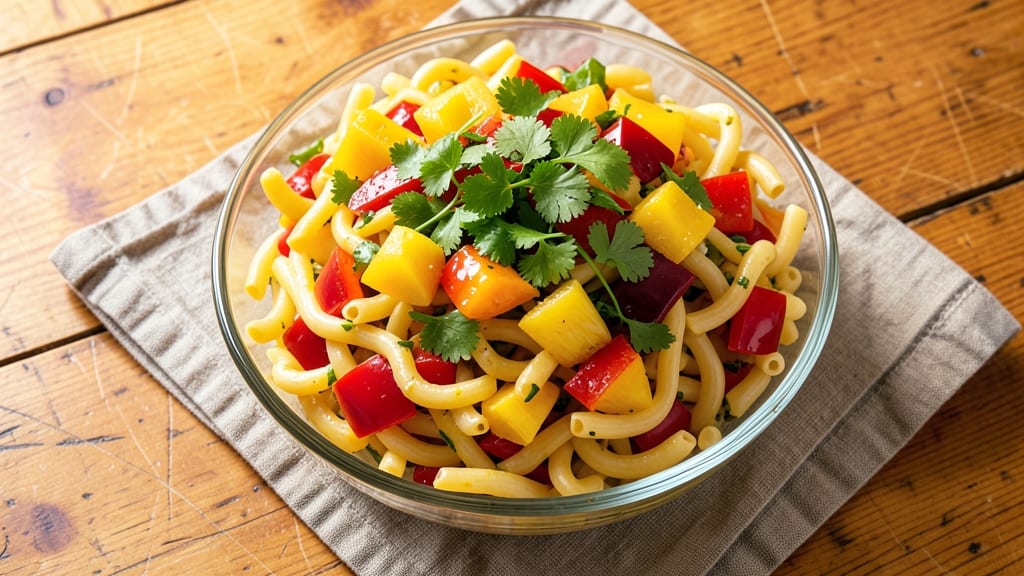 Caribbean Macaroni Salad Recipe: Tropical Crunch With Pineapple and Citrus Zing