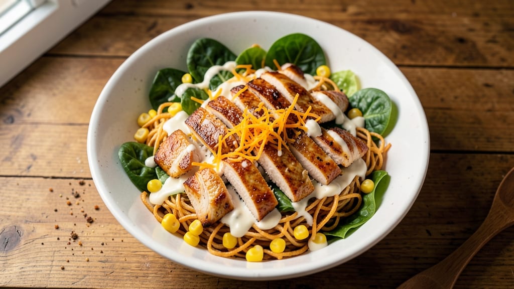 Chick Fil A Crunch Salad Recipe: Copycat Cream Cheese Dressing Without Mayo