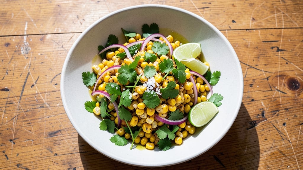 Cilantro Lime Corn Salad Recipe: Zesty Brightness With Crunchy Sweetness