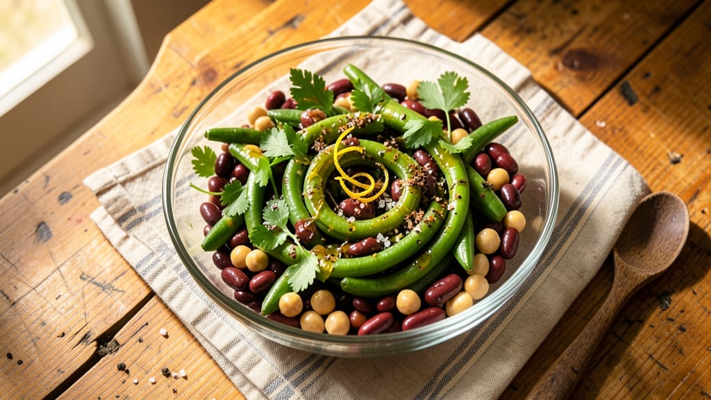 3 Bean Salad Recipe With Fresh Green Beans: Crunchy, Fresh, and Bright in 15 Minutes
