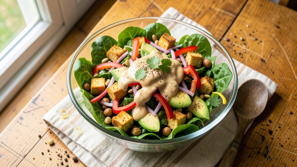 Cheesecake Factory Vegan Cobb Salad Recipe: Layered Protein and Herb Zing Without Mayo