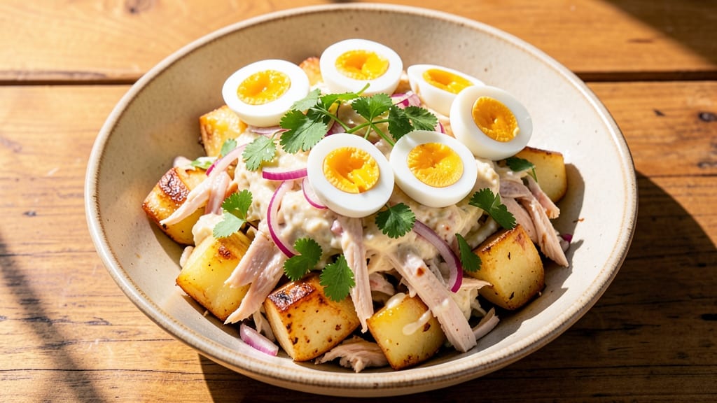 Chicken Potato Salad Recipe Philippines: Tangy Vinegar-Lime Twist With Crunchy Eggs