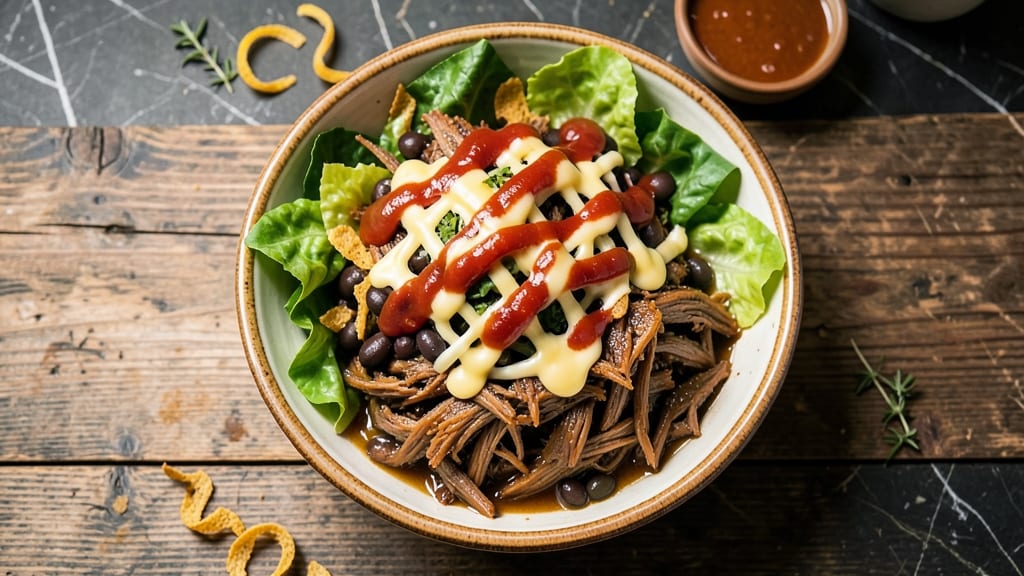 Taco Salad Crock Pot Recipe: Slow-Cooked Layered Fiesta in One Bowl