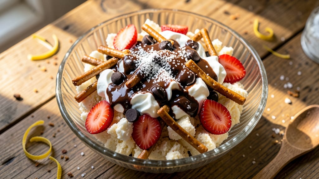 Chocolate Angel Strawberry Pretzel Salad Recipe: Sweet-Salty Crunch Fusion